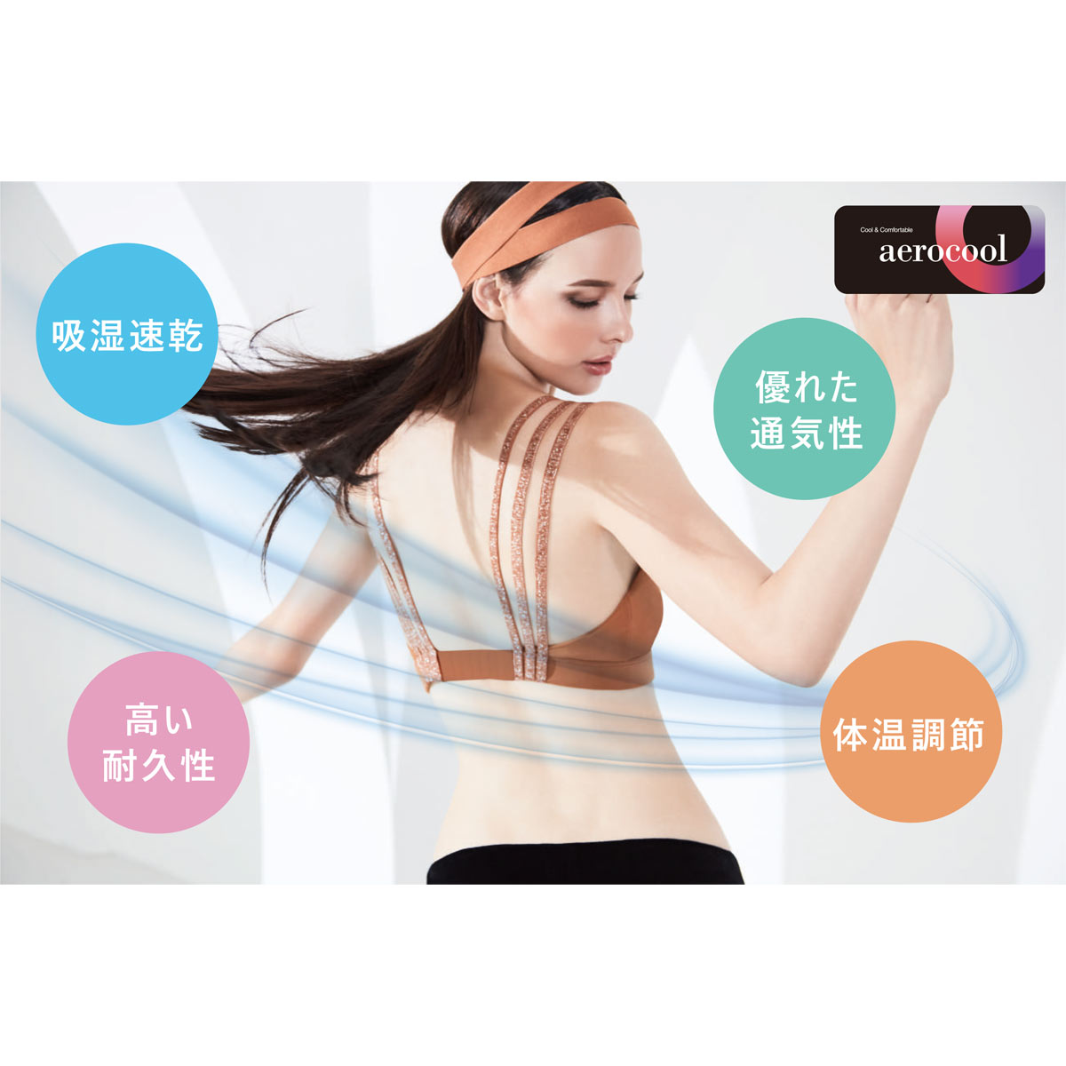 アンブラ ANNEBRA Earth スポーツブラ ブラジャー レディース