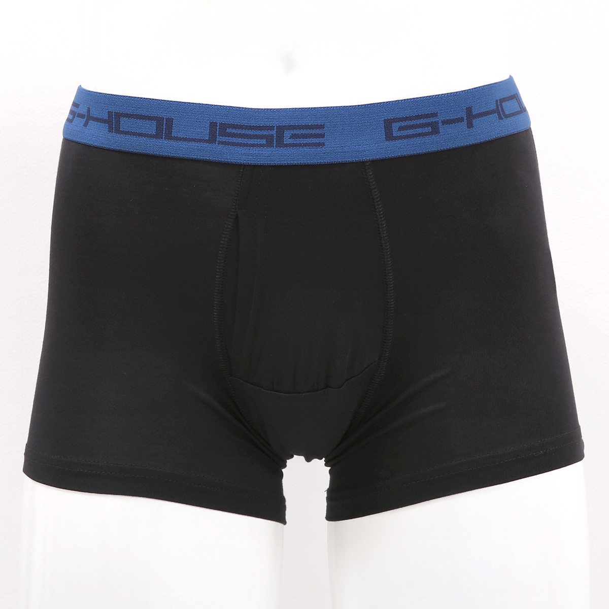 ジーハウス 技男 らくらく ボクサーパンツ メンズ 前開き レーヨン混