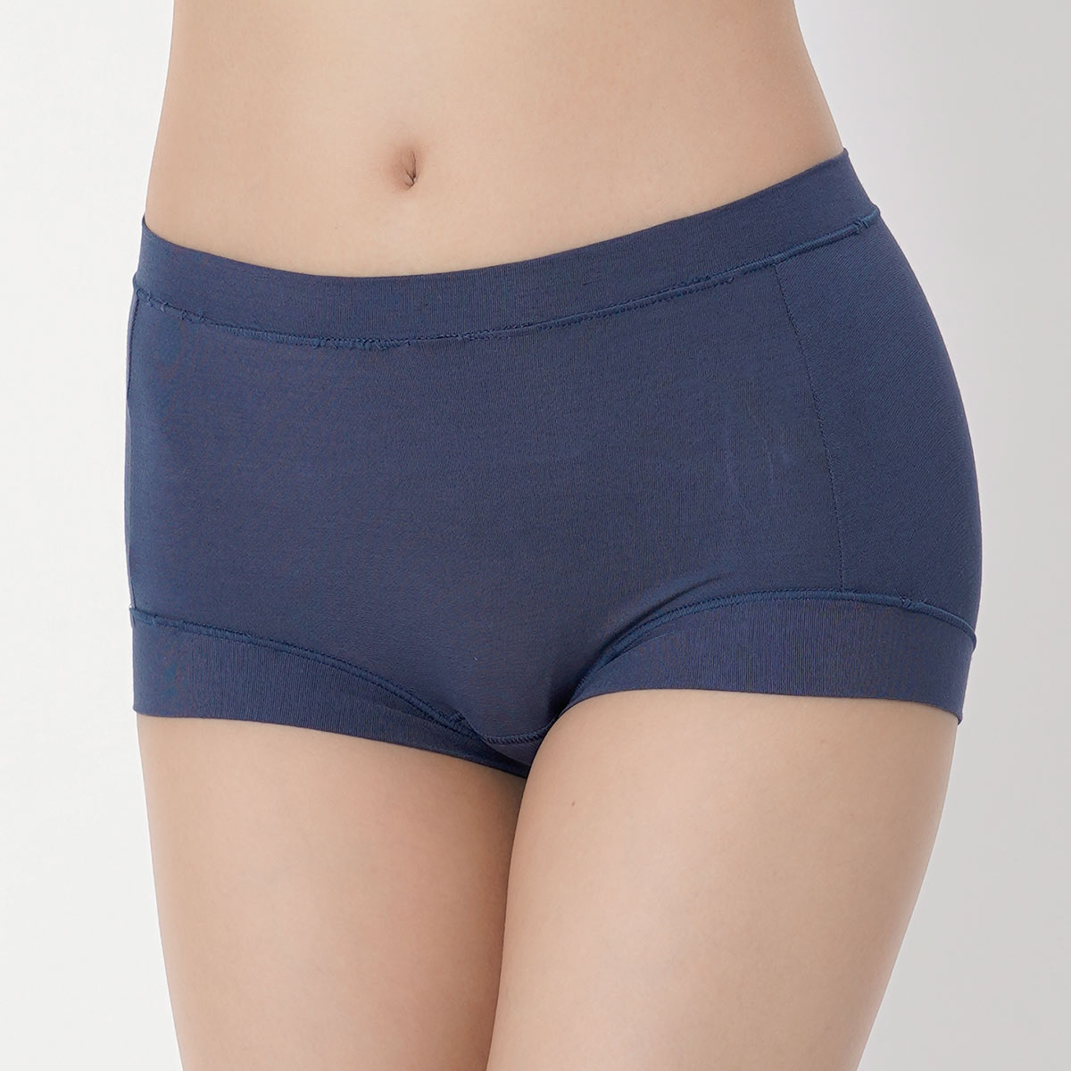 福助 Fukuske レディース 満足 美温活 よもぎ蒸し 一分丈