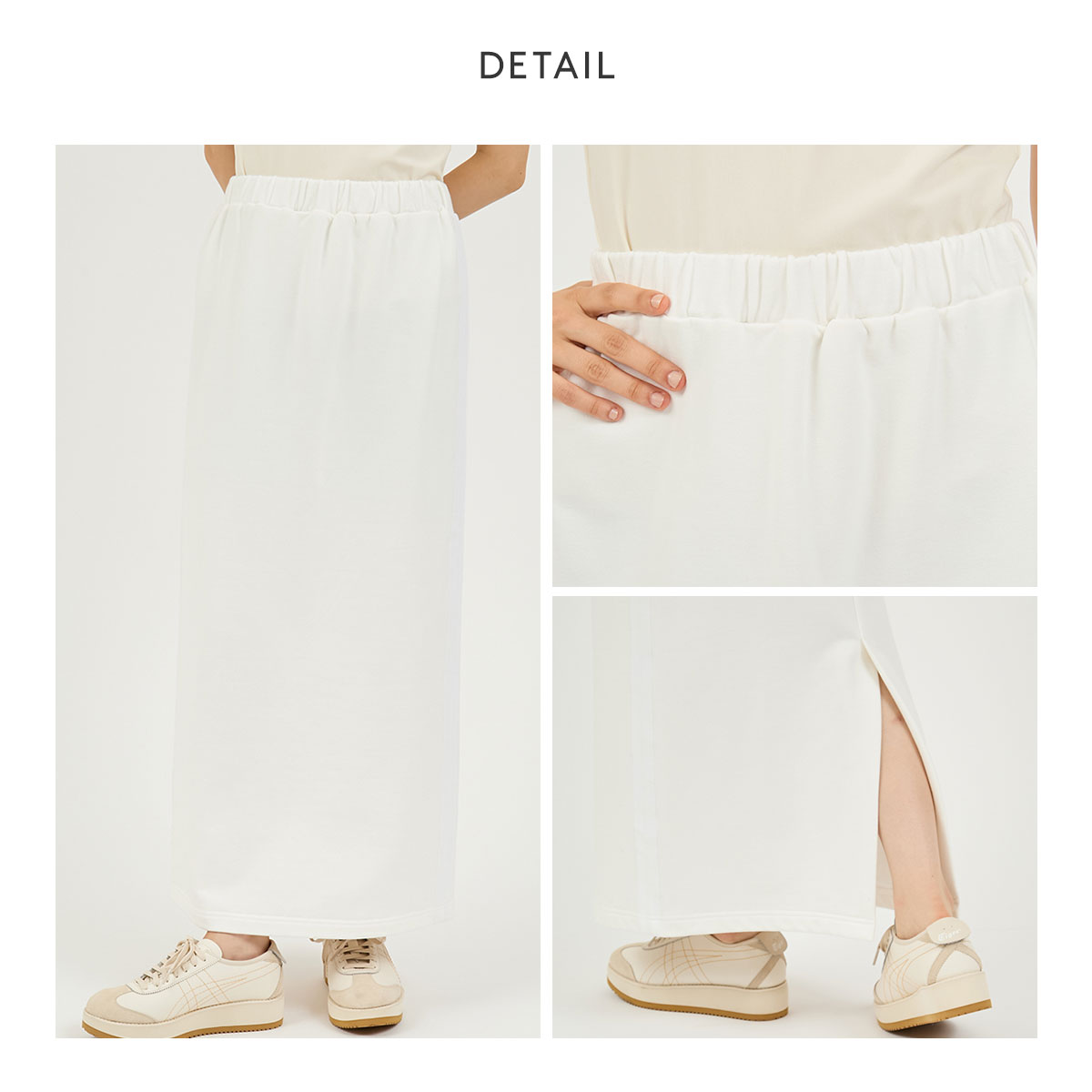 エミ NEW YEARS SPECIAL ITEM 布帛ドッキング裏毛セットアップ emmi