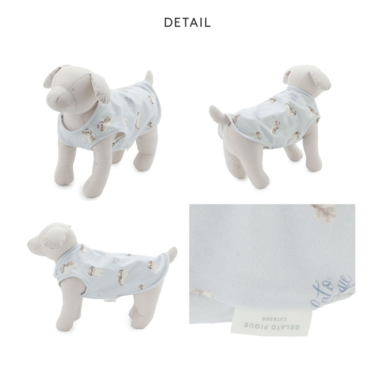 完売ジェラートピケ gelato pique ねこ柄 上下セット オフホワイト 完売ジェラートピケ gelato pique ねこ柄 上下セット オフ