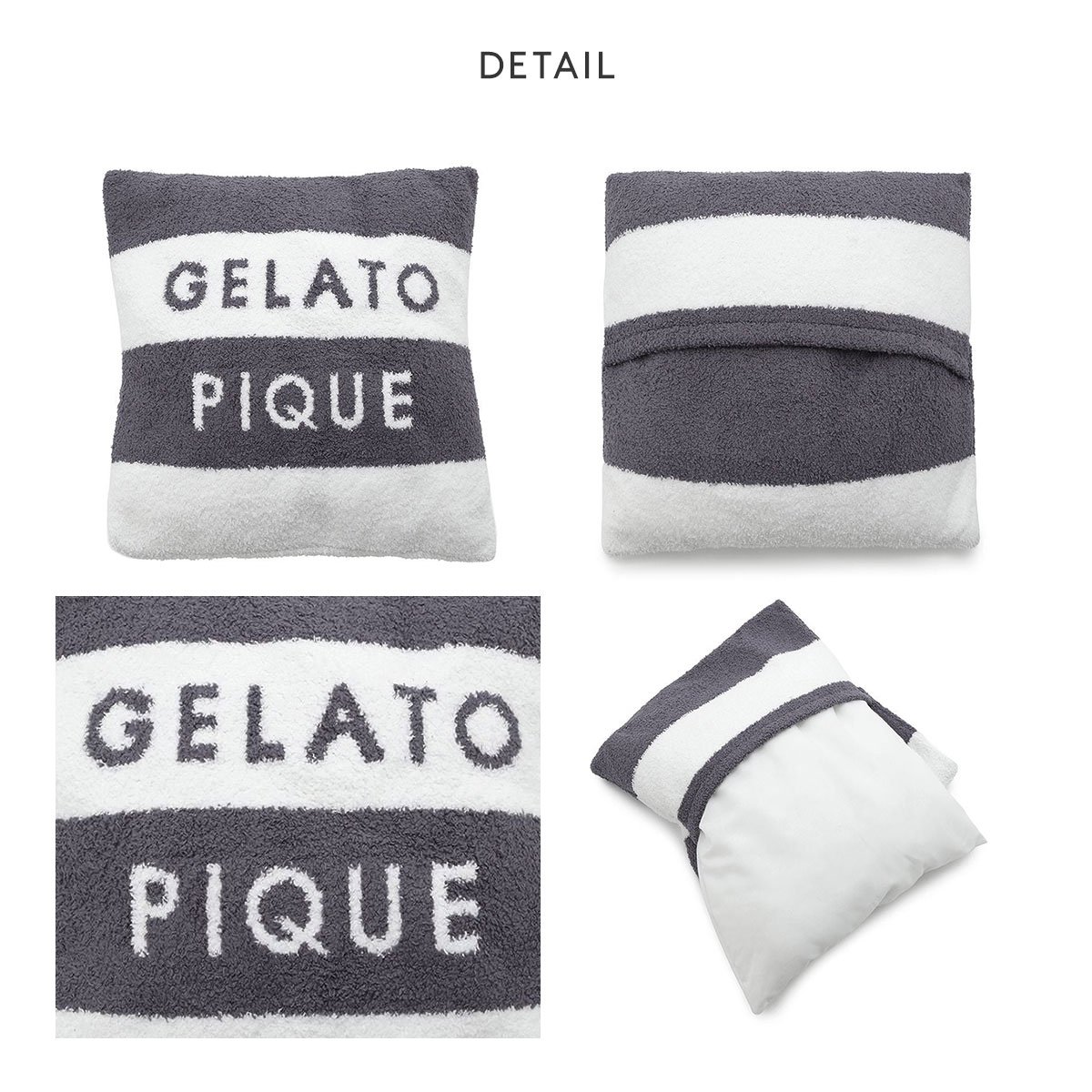 ◎ ラスト1点！新品未使用gelatopiqueEAMES べビモコブランケット gelato pique】ベビモコジャガードブランケット ネイビー