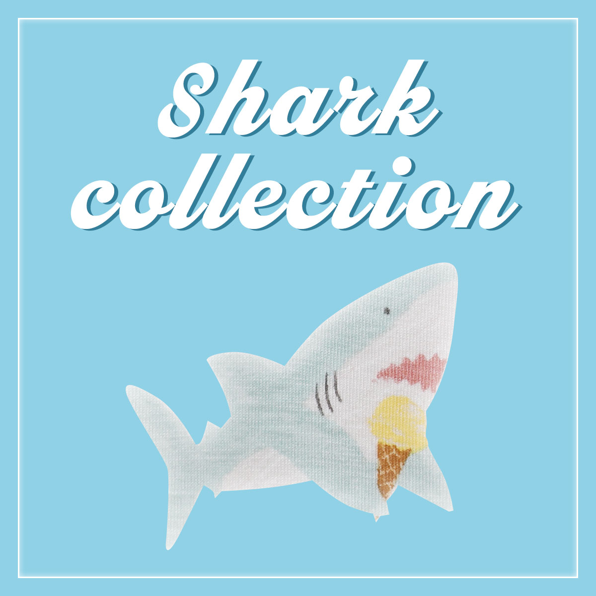 ジェラートピケ SHARK ヘアピン ジェラピケ gelato pique