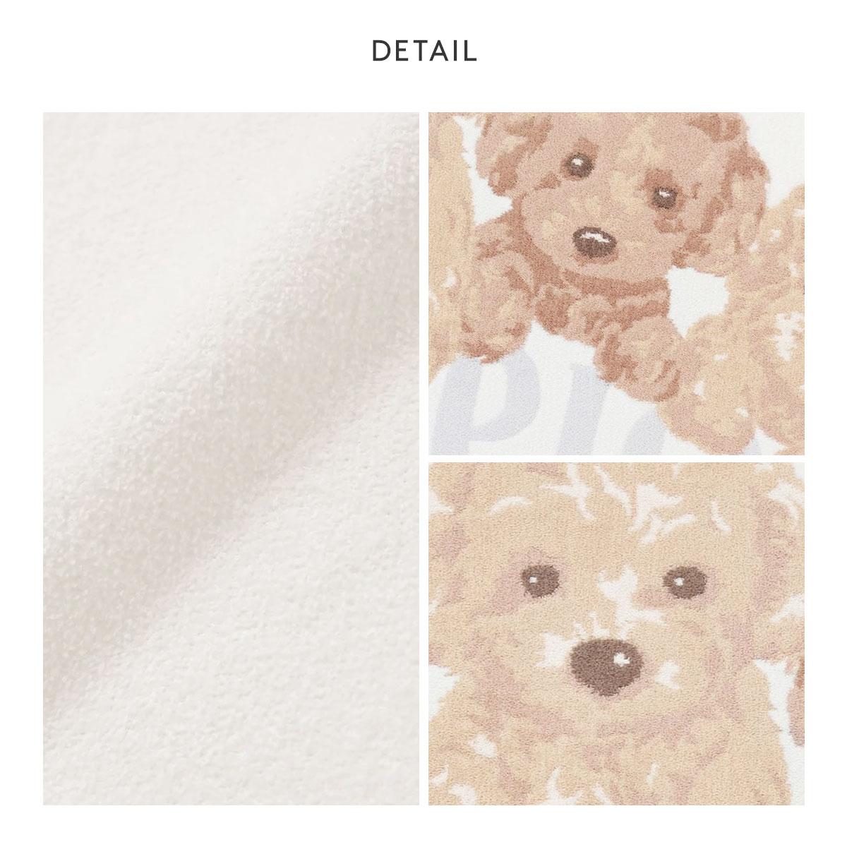 トイプードルジャガードブランケット gelato pique｜トイプードルジャガードブランケット | Rakuten