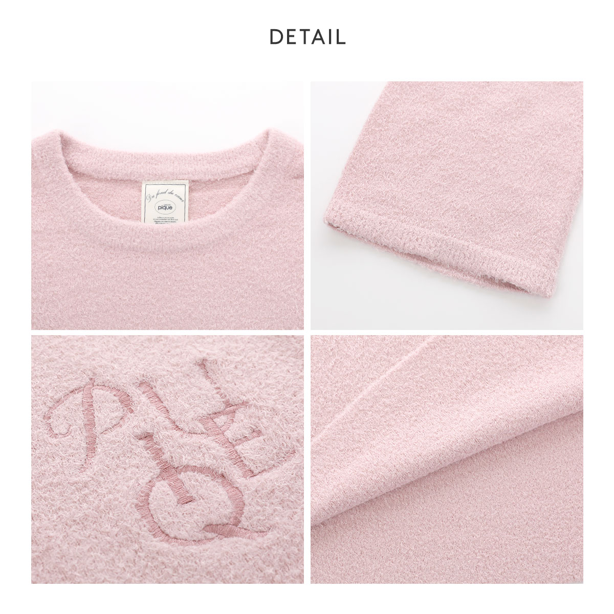 ジェラートピケ レディース 調温スムーズィーリブプルオーバー