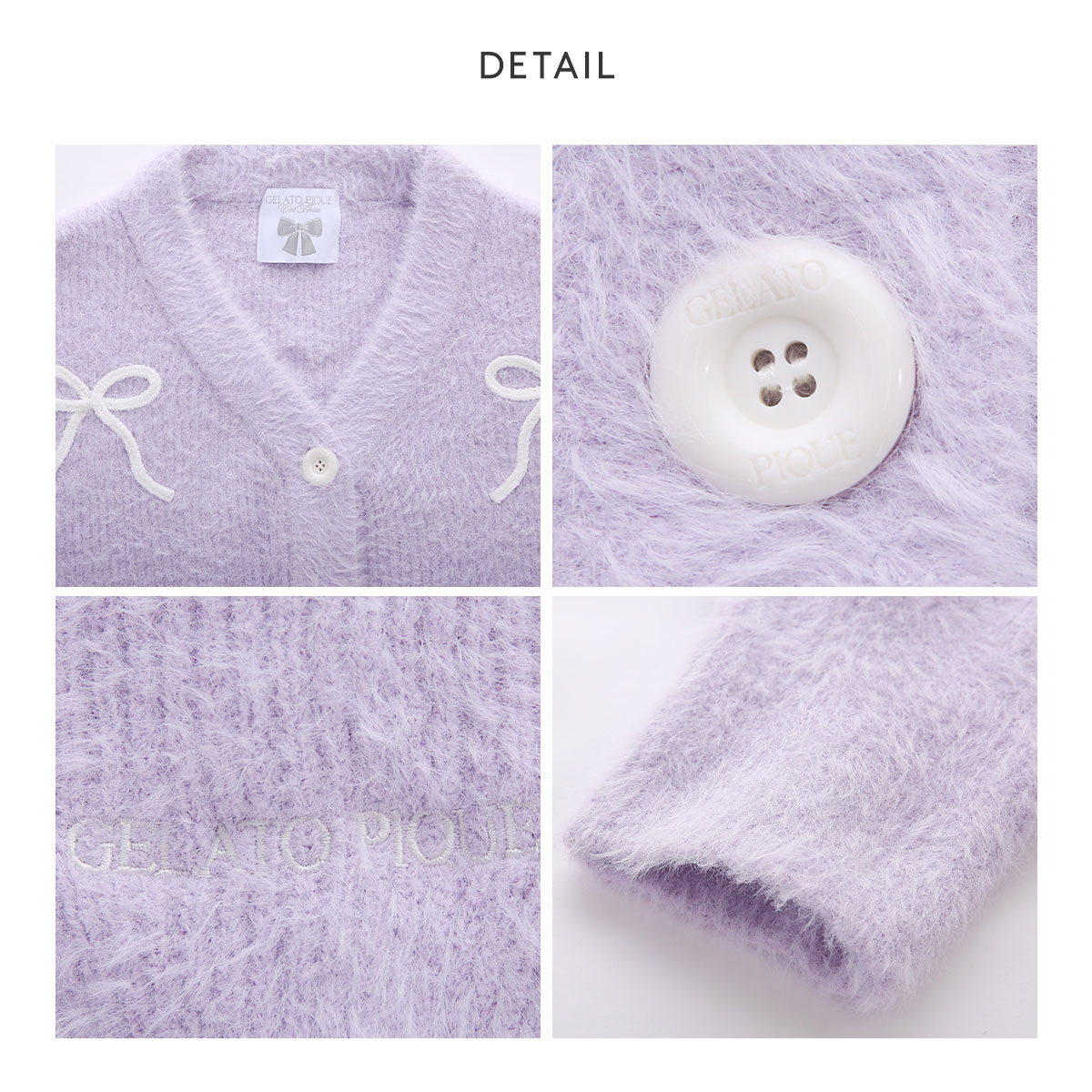 ジェラートピケ レディース HALLOWEEN リボンフェザー