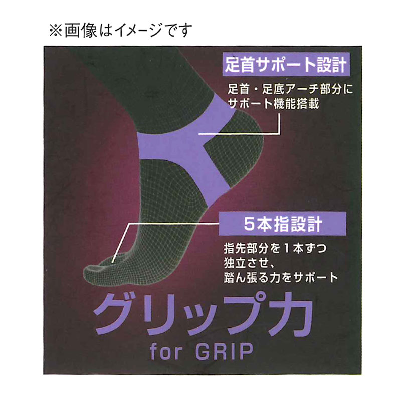 ミズノ MIZUNO RUN&WALK ソックス スニーカー丈 靴下 3足組 5本