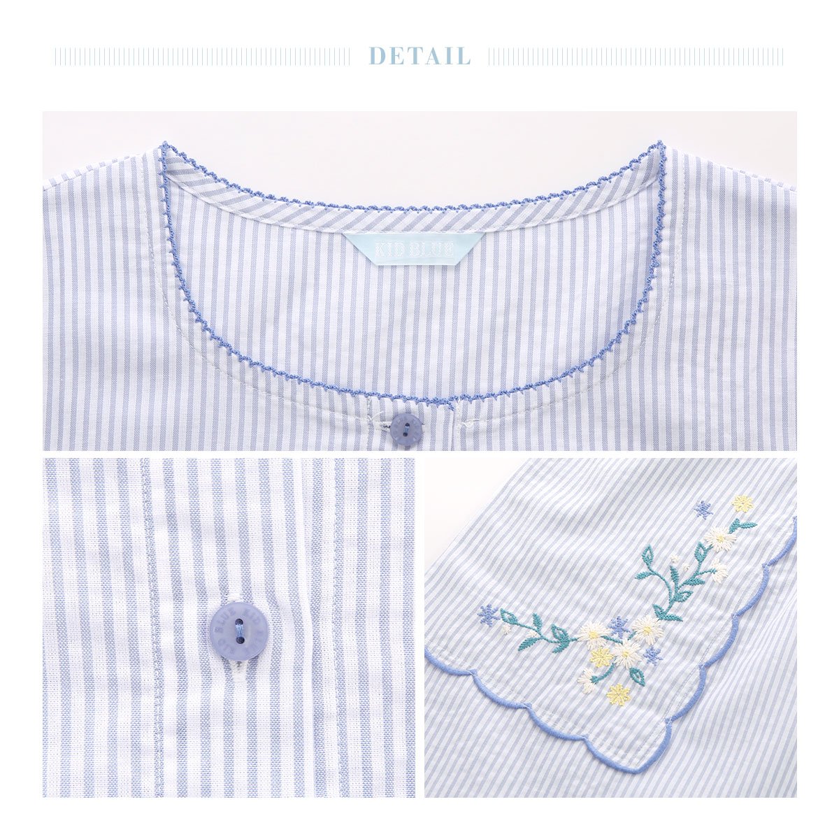 【未使用】KID BLUE キッドブルー フラワー ロング ワンピース パジャマ 未使用】KID BLUE キッドブルー フラワー ロング ワンピース