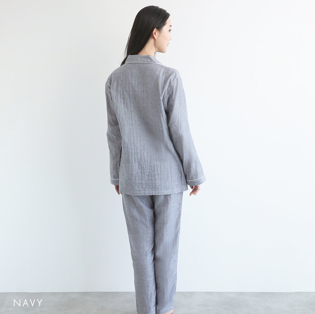 ルームウェア・パジャマ papier Verybrain jacket pale blue ルームウェア・パジャマ papier Verybrain jacket pale blue