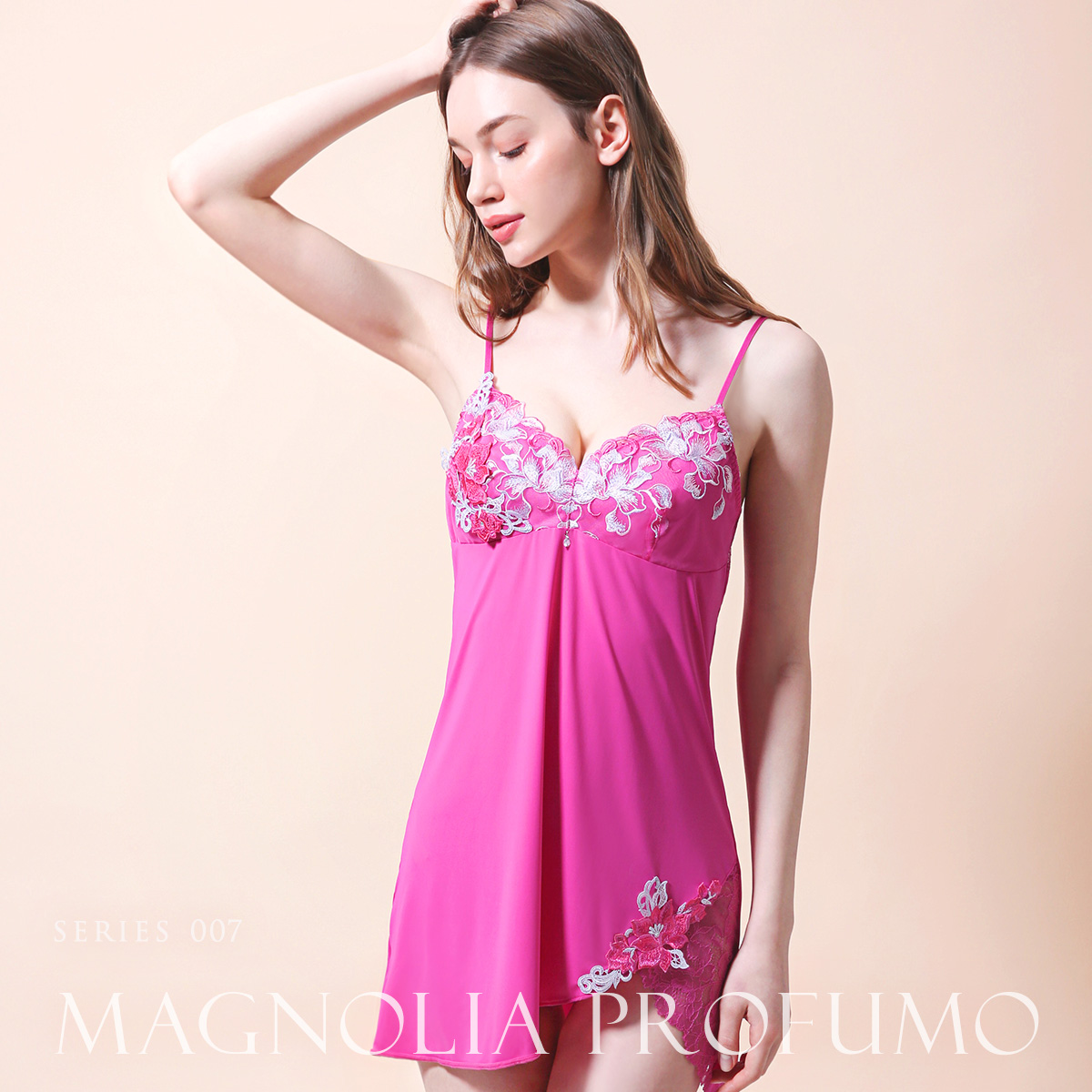 HIMICO 気品高く香る Magnolia Profumo スリップ ロング