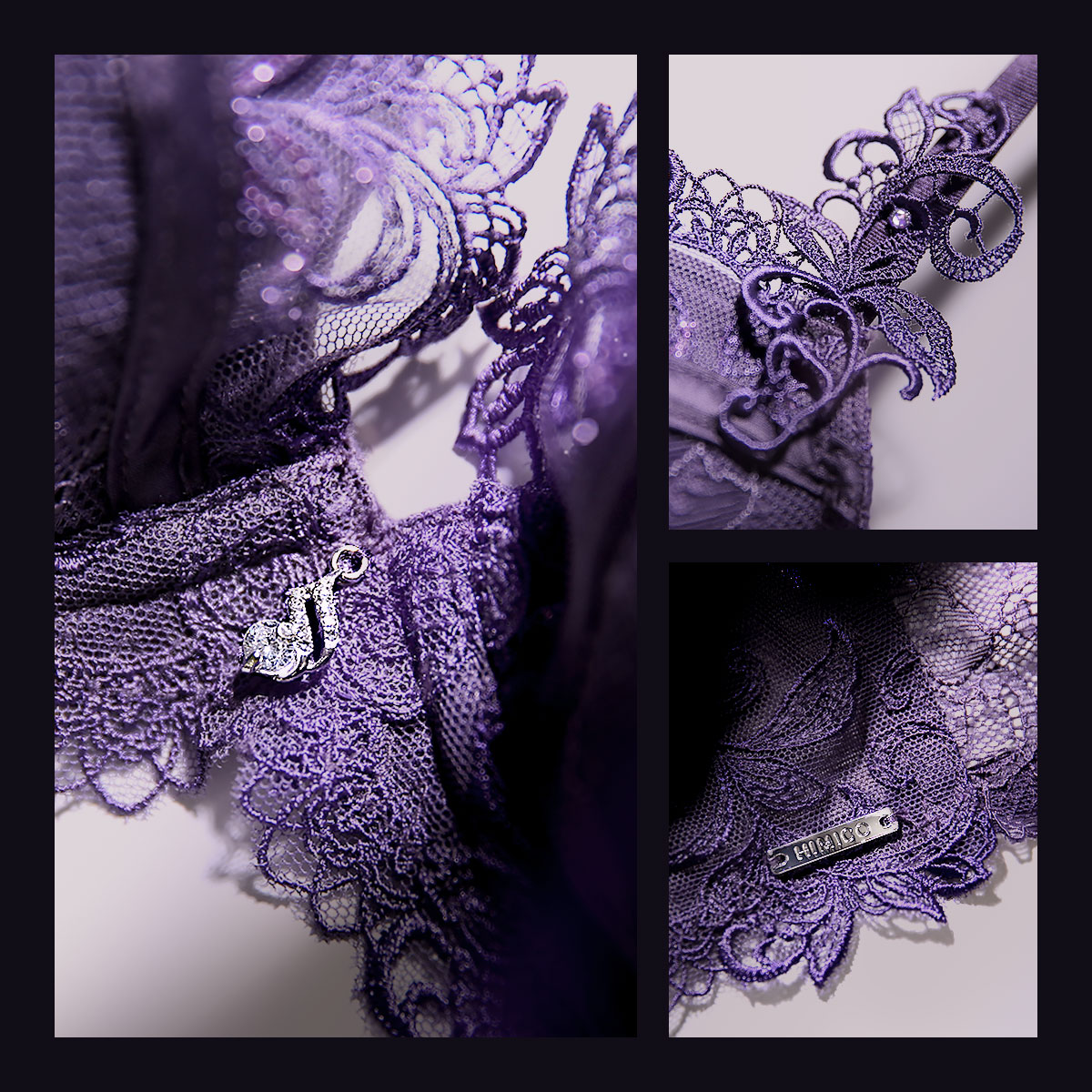ひろみんさま専用 HIMICO estasiare VIOLA ブラジャー ランジェリー BCDEF