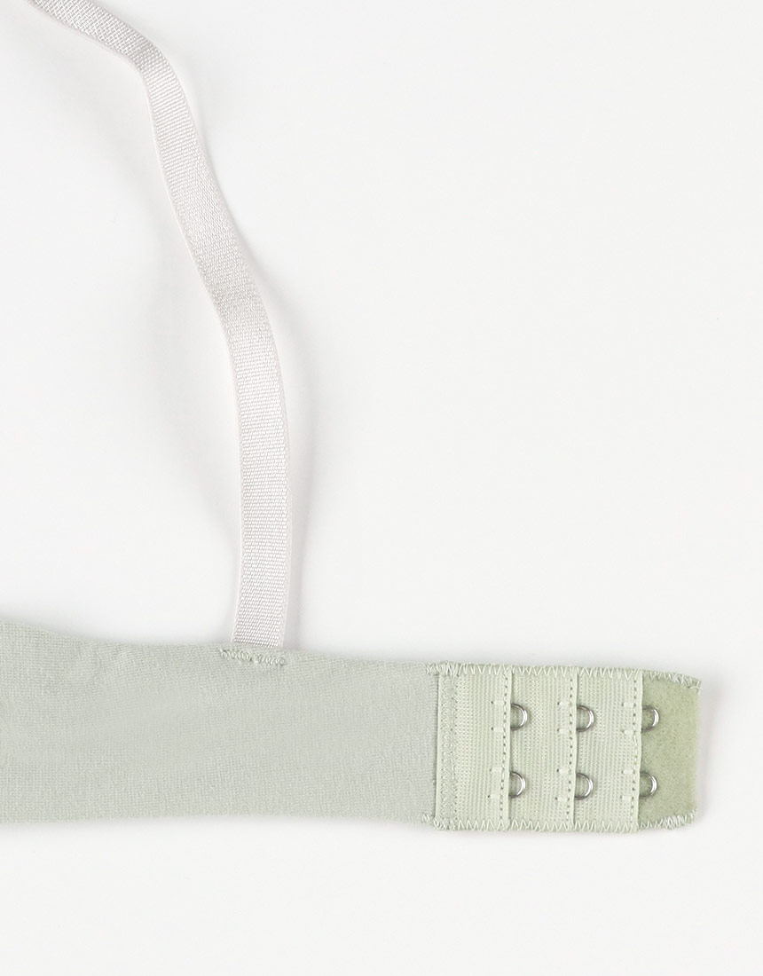 ウンナナクール ビタードットコットン 3/4カップブラジャー 綿混